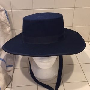 Gran Moda wide trim hat, made in Mexico, wool mix,